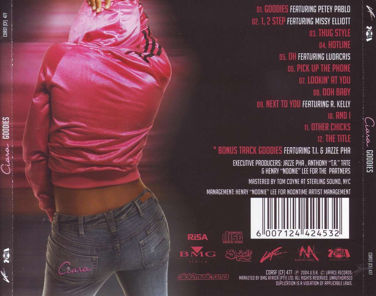 CIARA - Goodies (CD)  CDAST (CF) 477 NM-