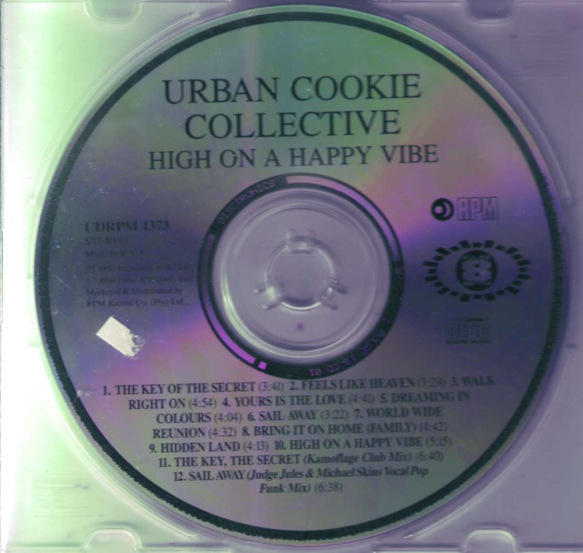 URBAN COOKIE COLLECTIVE - High on a Happy Vibe (CD) CDRPM 1373