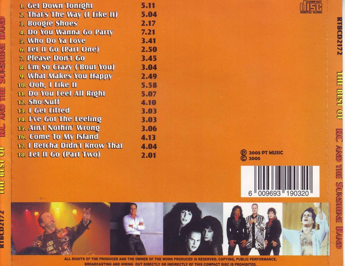 KC AND THE SUNSHINE BAND - The best of (CD) RTBCD2172 NM