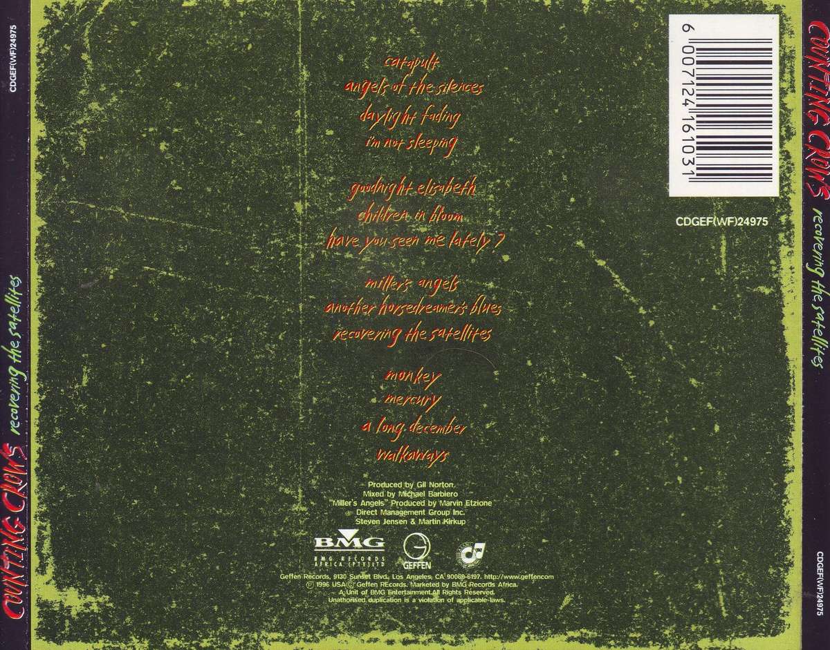 COUNTING CROWS - Recovering the satellites (CD) CDGEF(WF)24975 NM