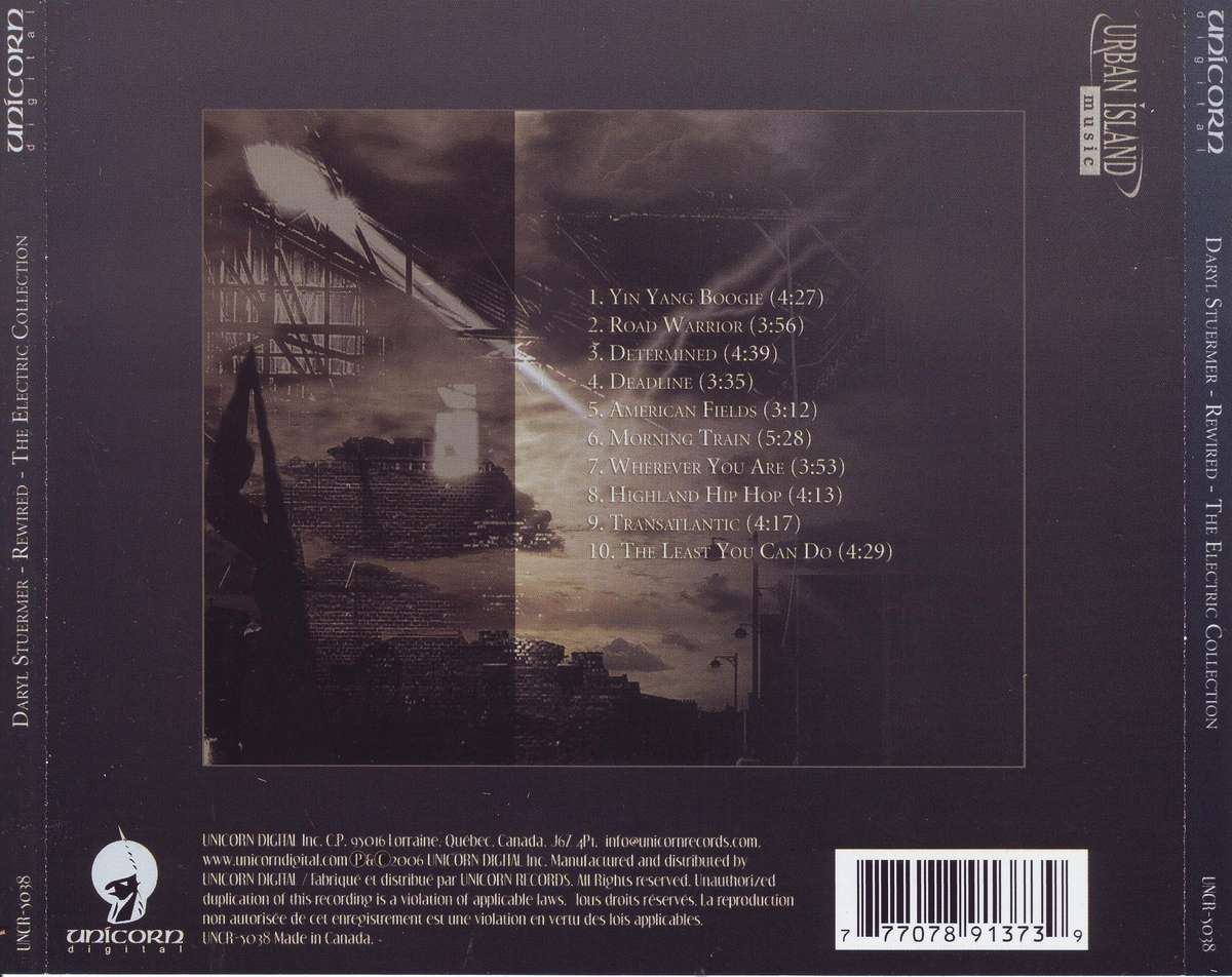DARYL STUERMER - Rewired the electric connection (CD) UNCR-5038 NM