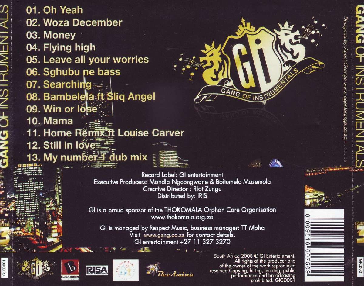 GANG OF INSTRUMENTALS - Round 3 (CD) GICD001  NM