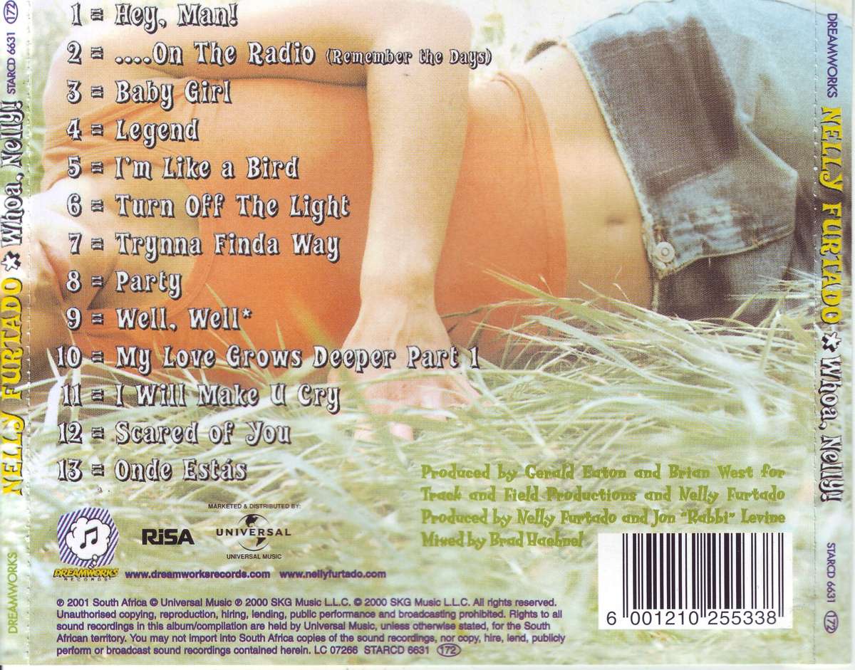 NELLY FURTADO - Whoa, Nelly! (CD) STARCD 6631 VG