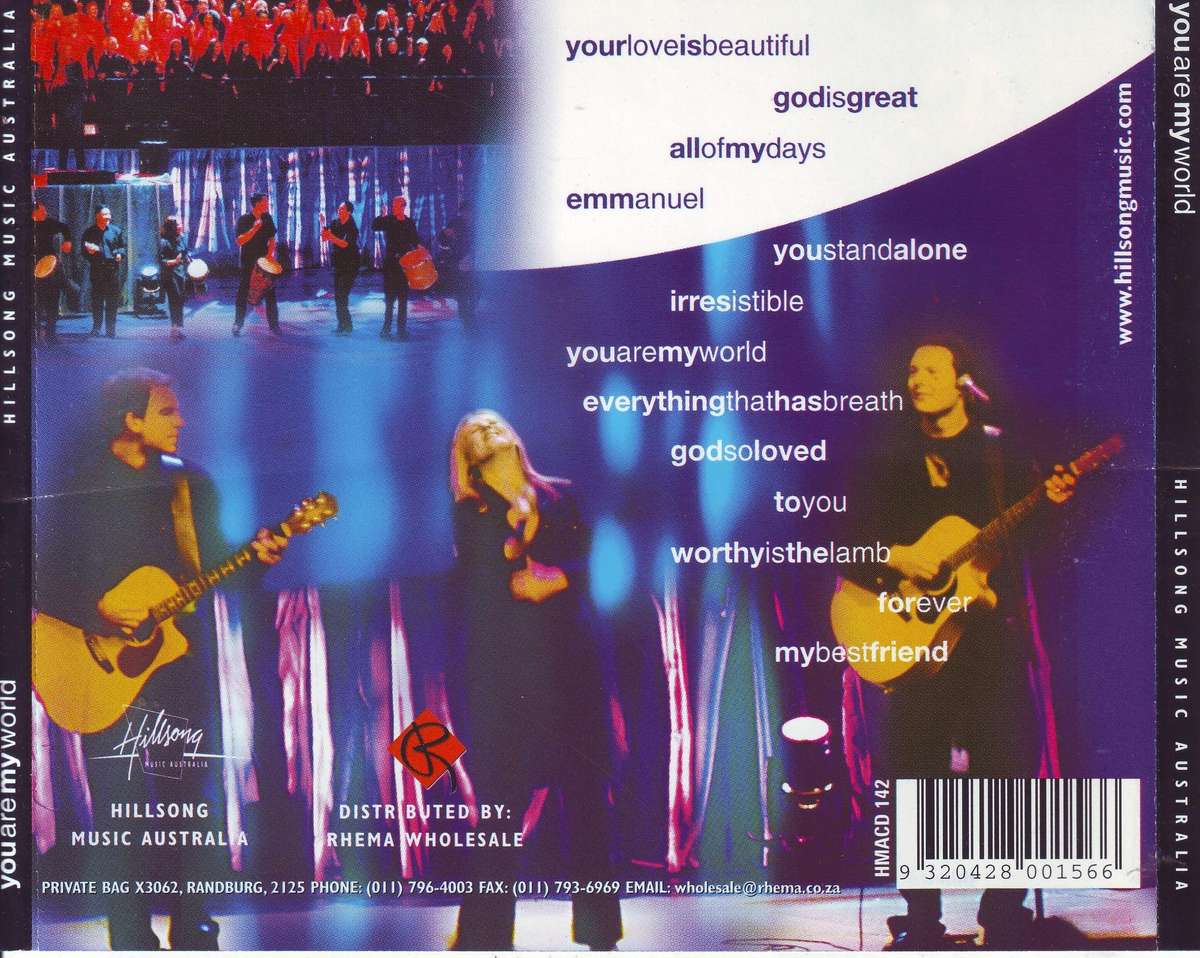 HILLSONG - You are my world (CD) HMACD 142 VG+