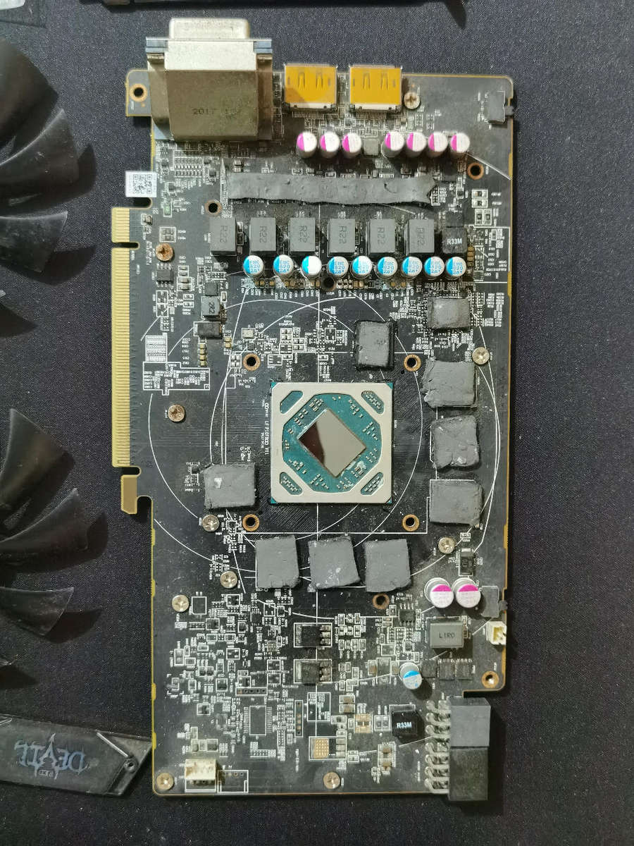 DEAD AMD RX580 8GB GRAPHICS CARD - POWERCOLOR RED DEVIL