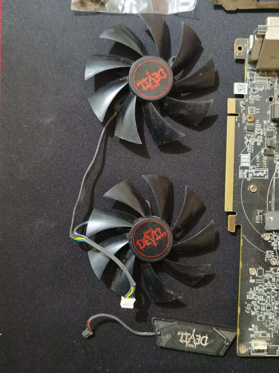DEAD AMD RX580 8GB GRAPHICS CARD - POWERCOLOR RED DEVIL