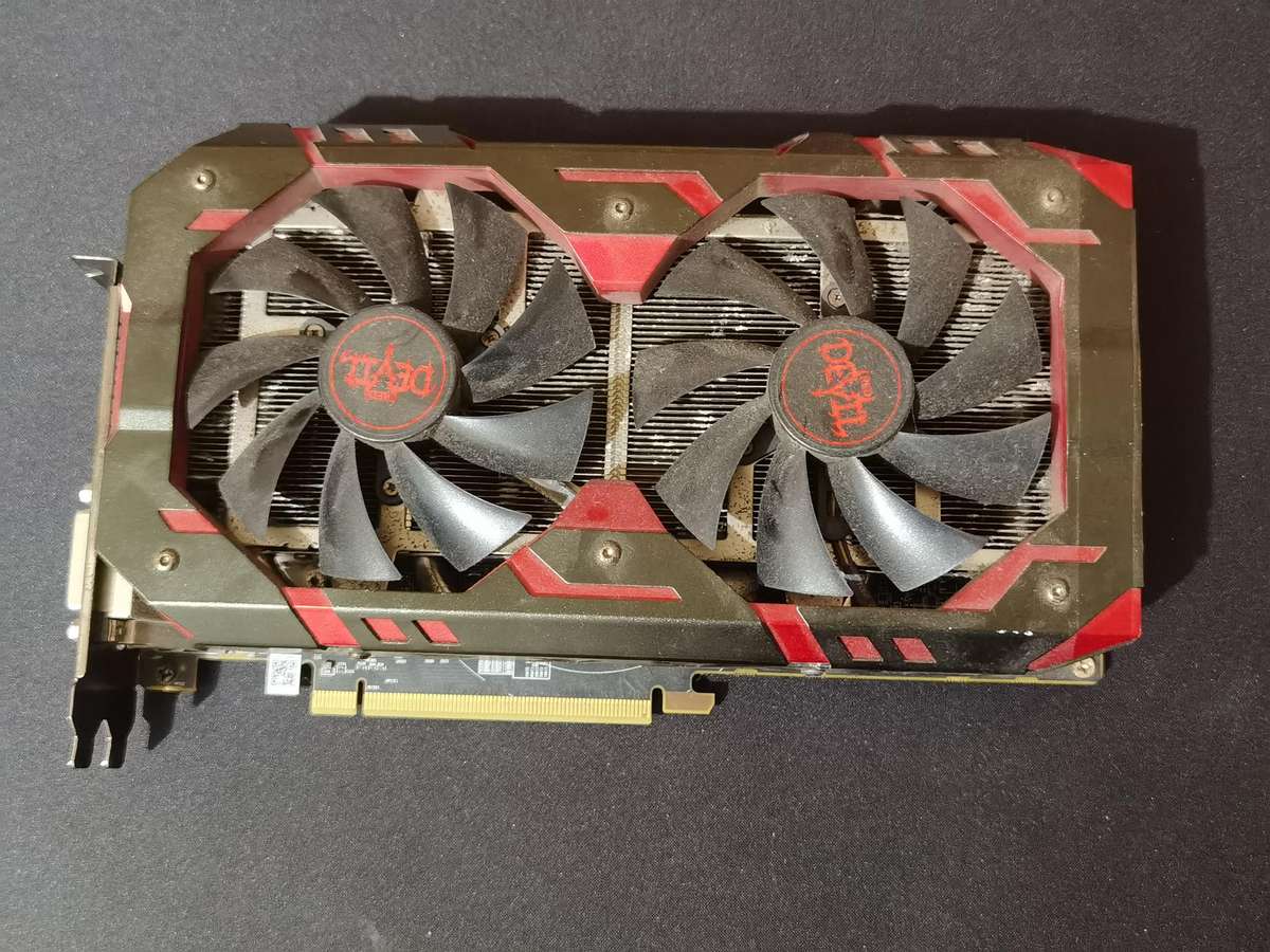 DEAD AMD RX580 8GB - POWERCOLOR RED DEVIL