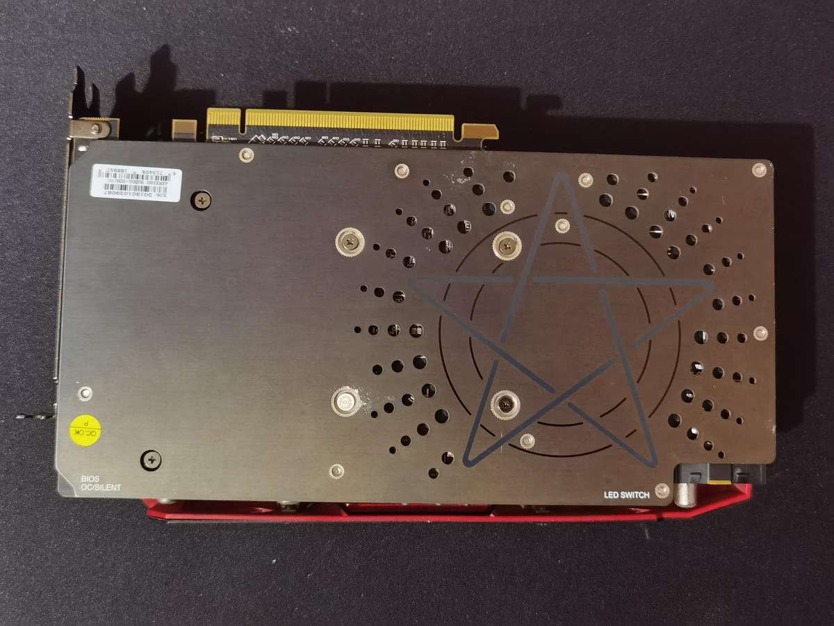 DEAD AMD RX580 8GB - POWERCOLOR RED DEVIL