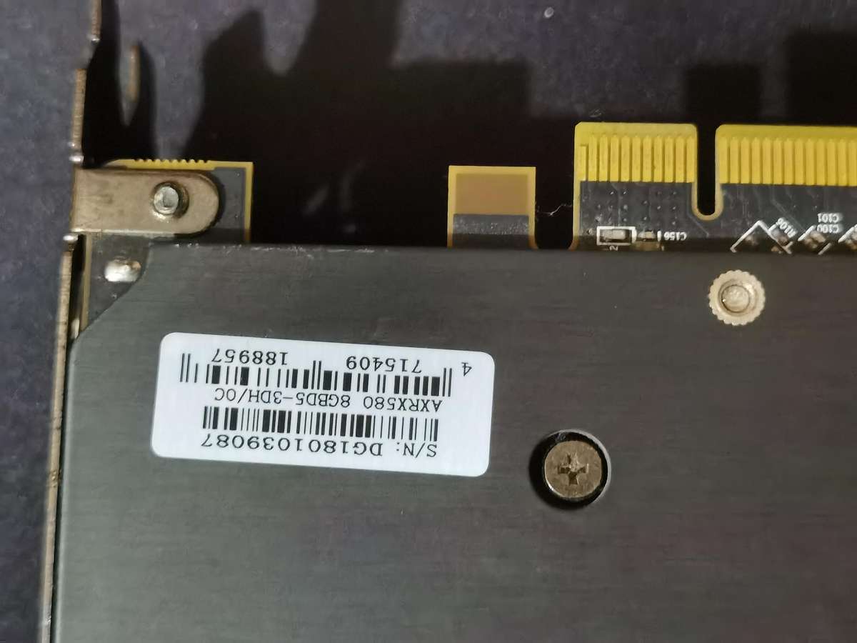 DEAD AMD RX580 8GB - POWERCOLOR RED DEVIL