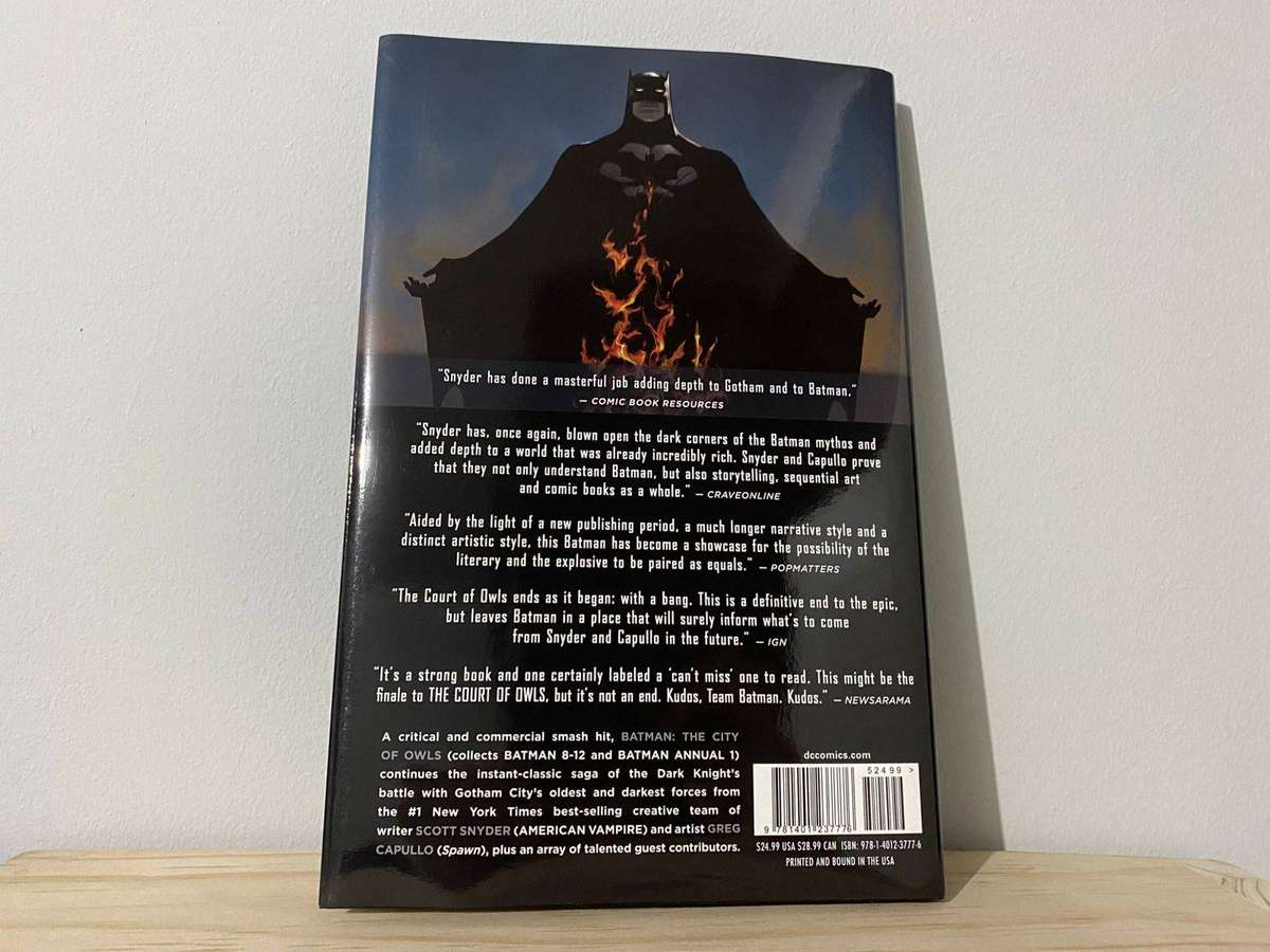Batman Vol 2 The City of Owls Hardcover | Scott Snyder | DC Comics