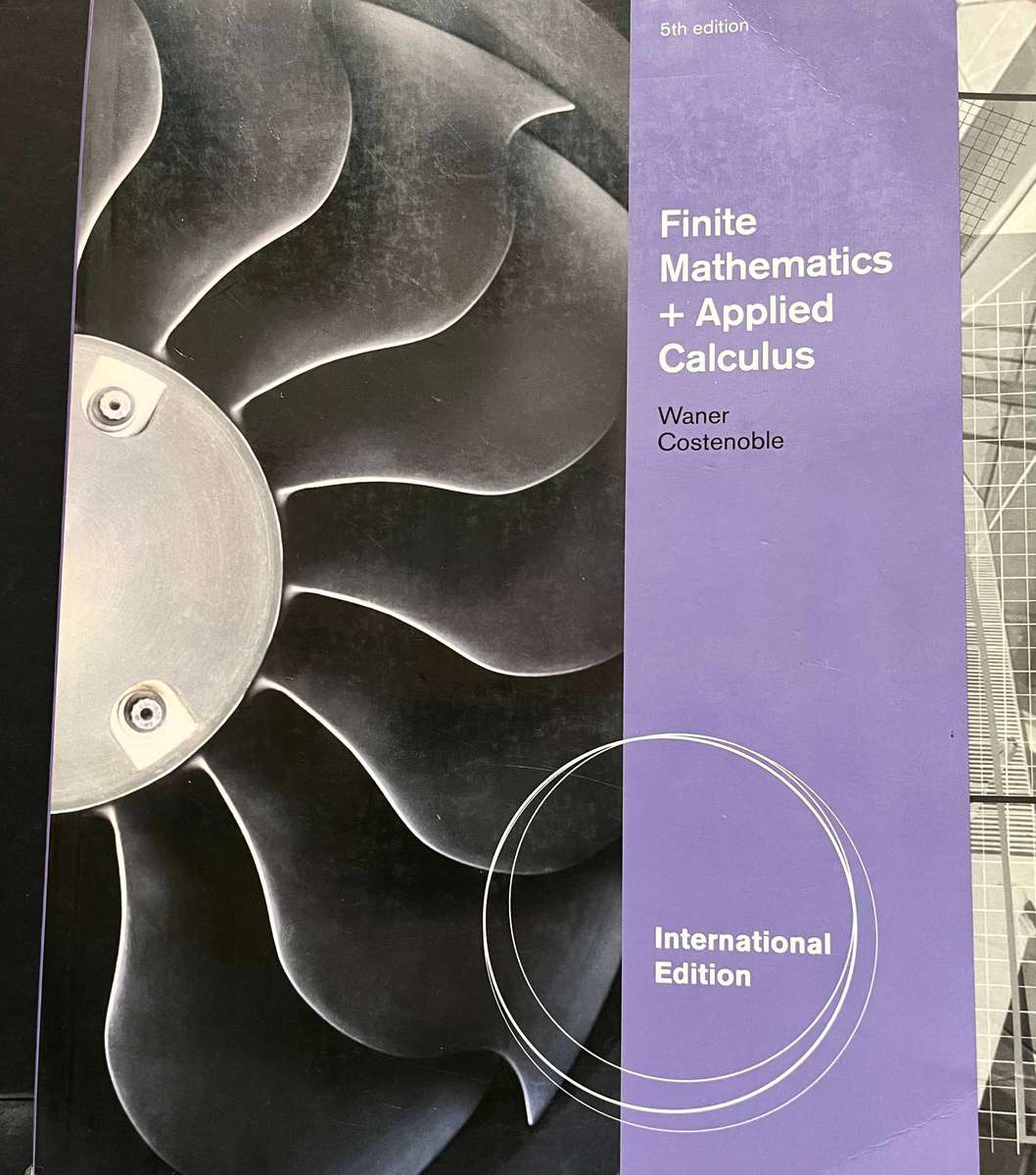 Finite Mathematics + Applied Calculus (5th Ed, International.) by Waner & Constenoble
