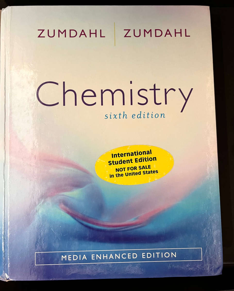 Chemistry (6th Ed.) by Zumdahl Media Enhanced Edition