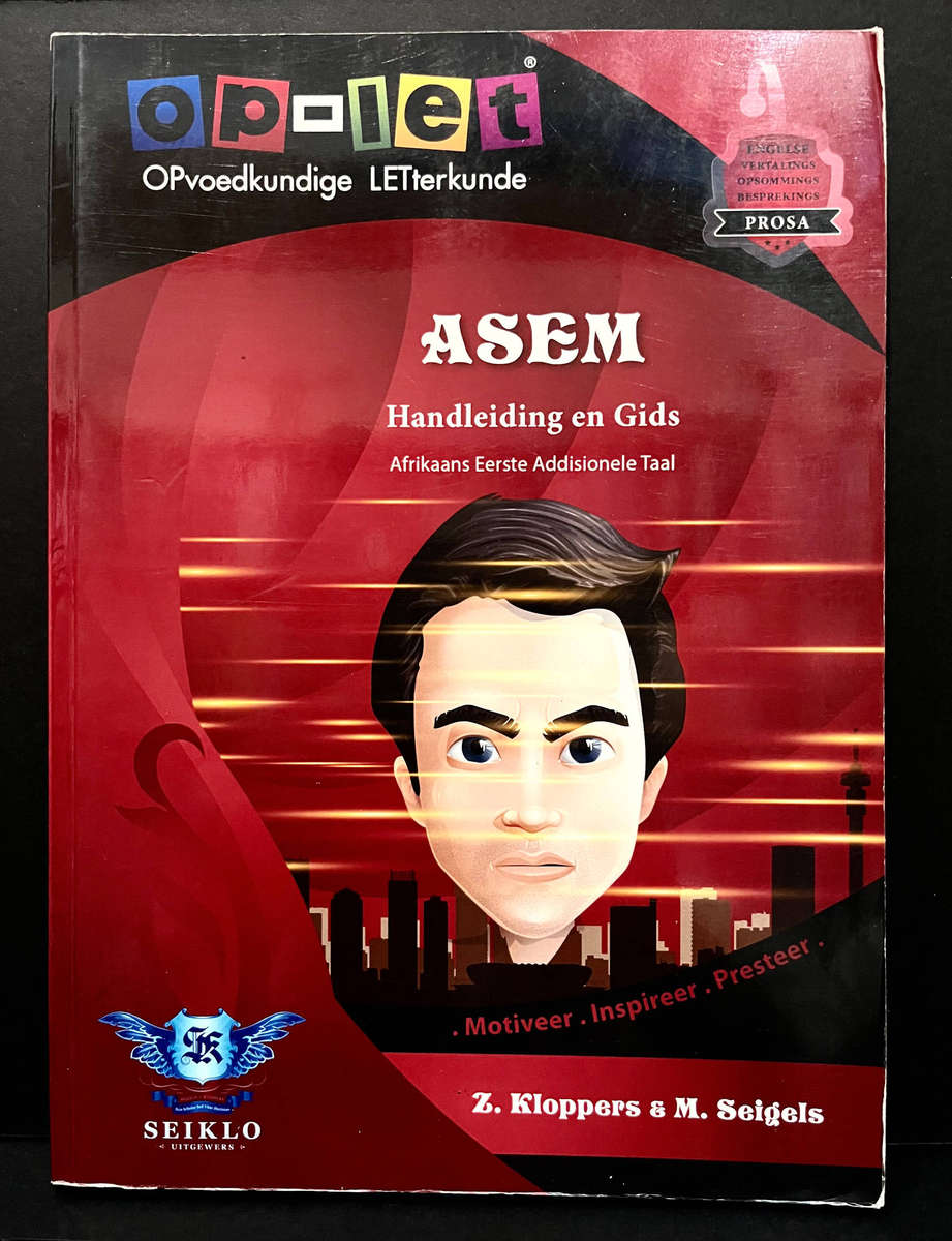 Asem: Handleiding en Gids Afrikaans Eerste Addisionele Taal by Kloppers & Siegels