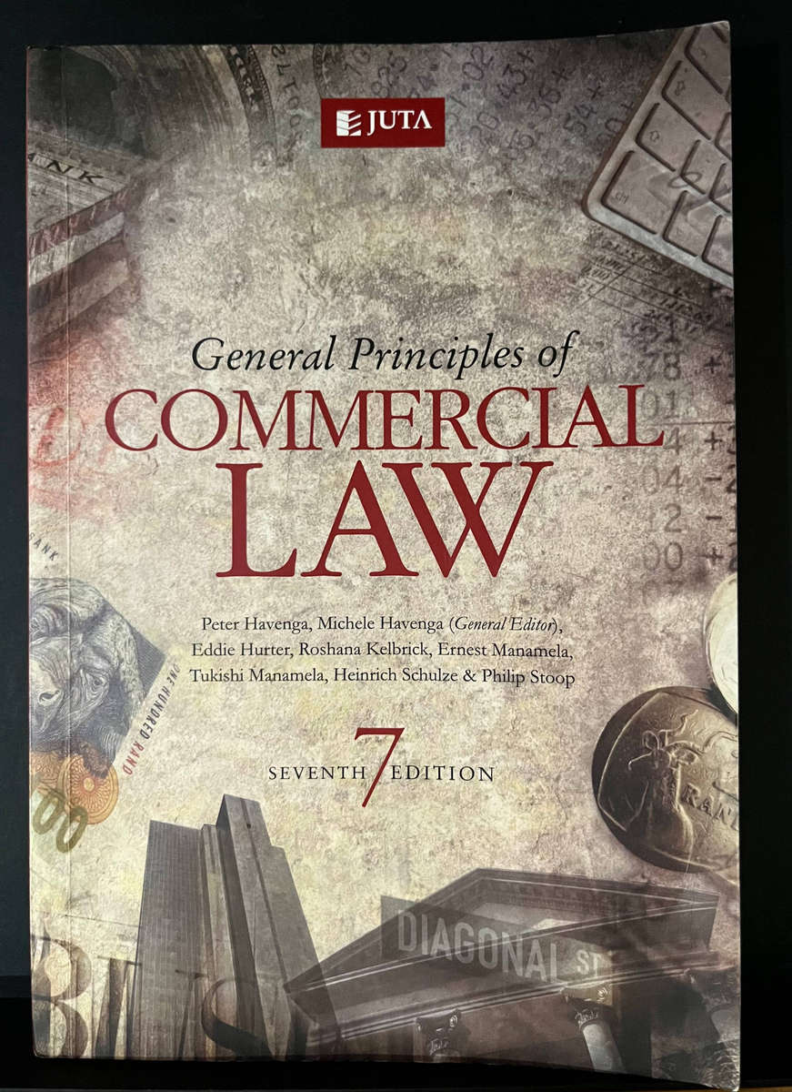 General Principles of Commercial Law (7th Ed.) by Havenga et al,.