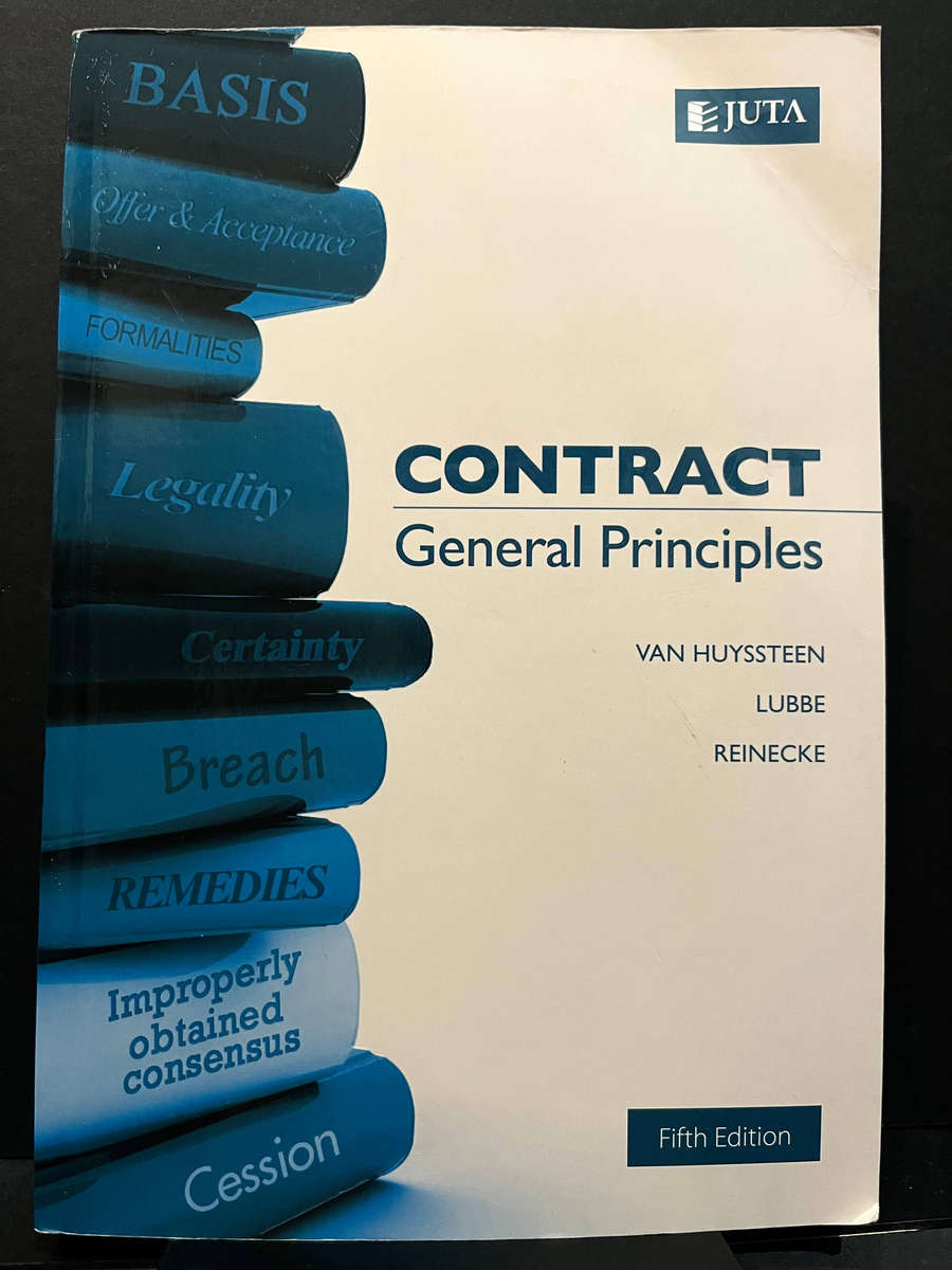 Contract: General Principles (5th Ed.) by Lubbe et al.
