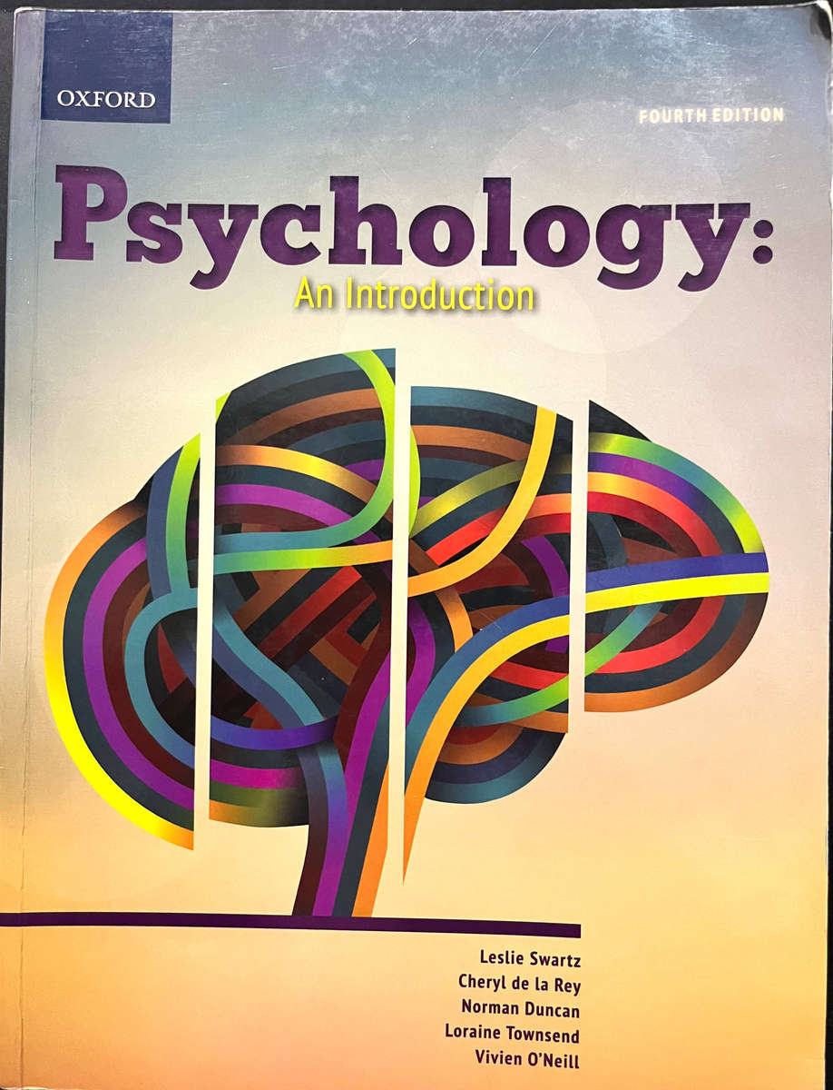 Psychology: An Introduction (4th Ed.) by L. Swartz et al.