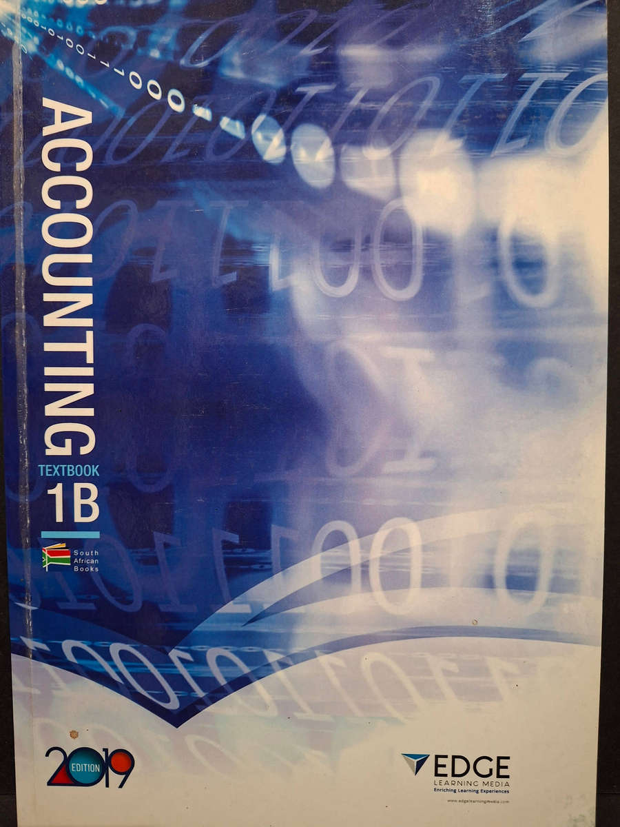 Accounting Textbook 1B (2019 Edition) from Edge Learning Media