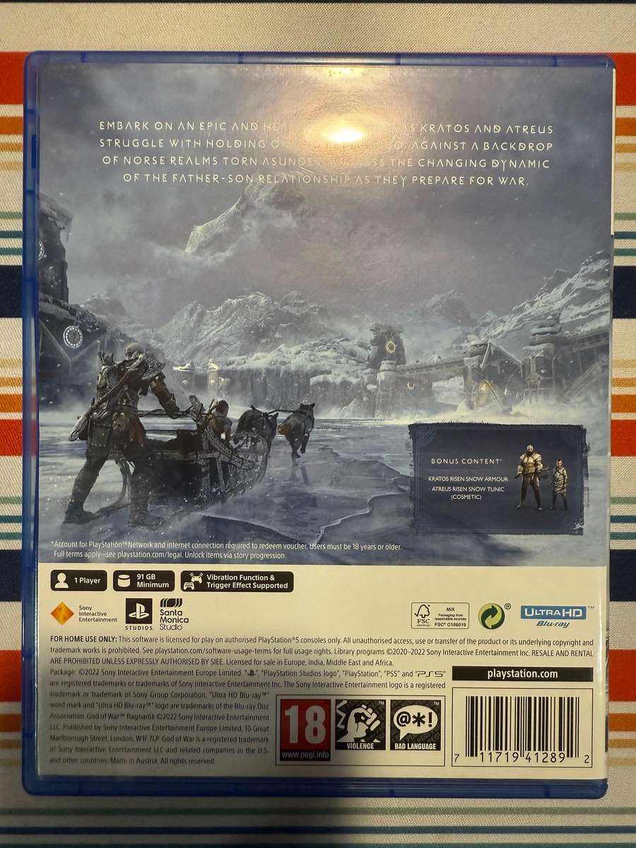 God of War: Ragnarök (PS5)  Excellent Condition