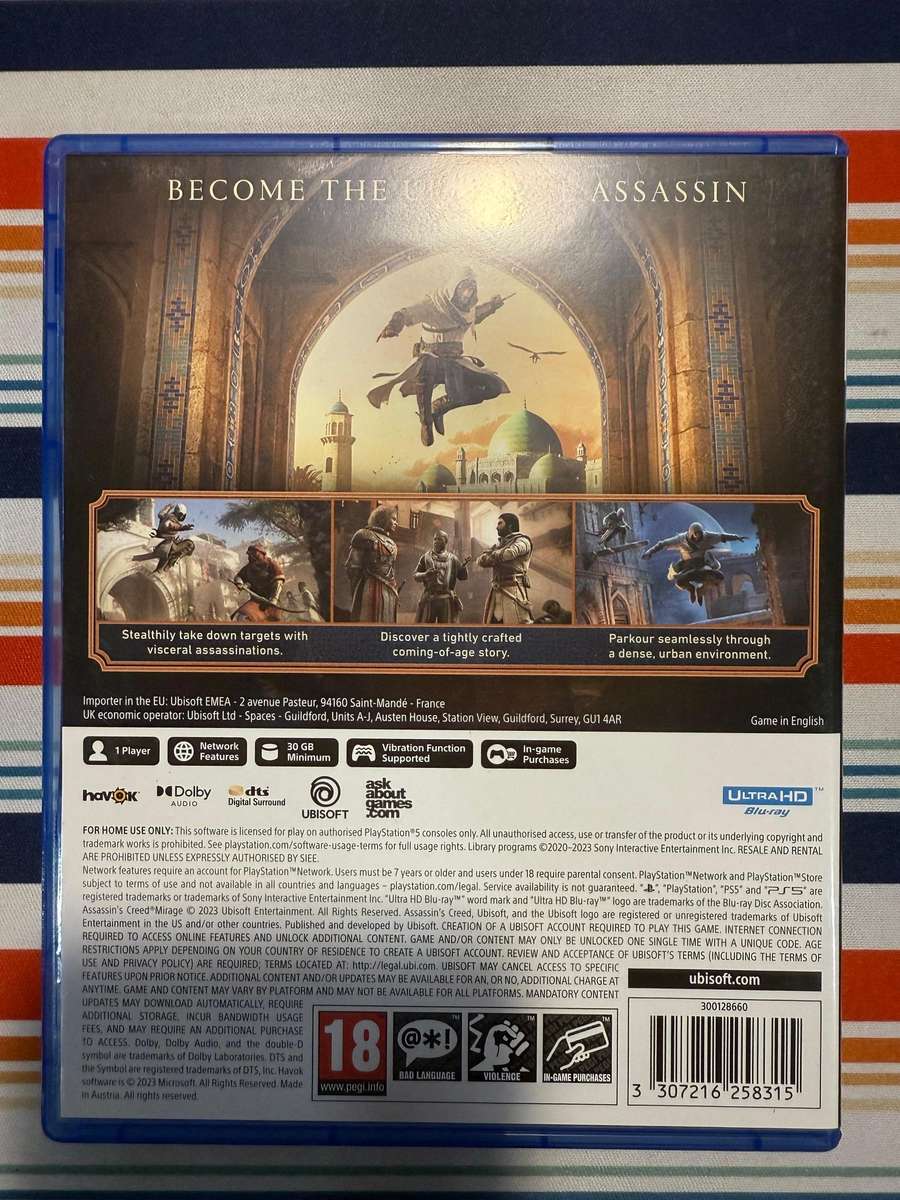 Assassins Creed Mirage (PS5) Excellent Condition