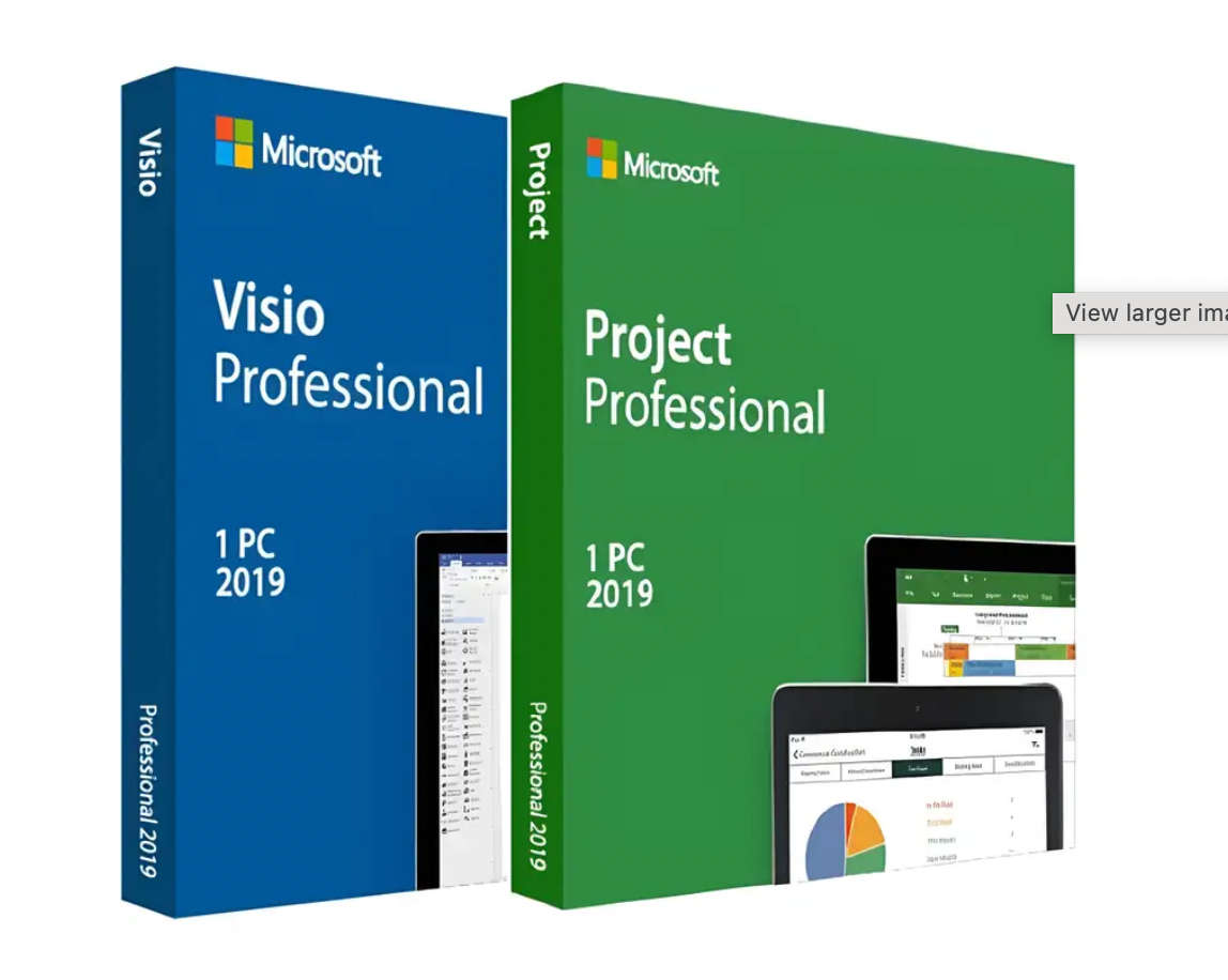 Microsoft Project 2019 Professional + Visio 2019 Professional
