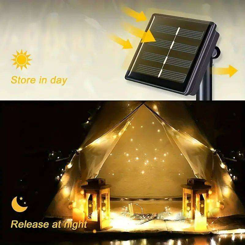 Solar Decorative String Lights with 8 modes - 32.0 meters 300LEDS