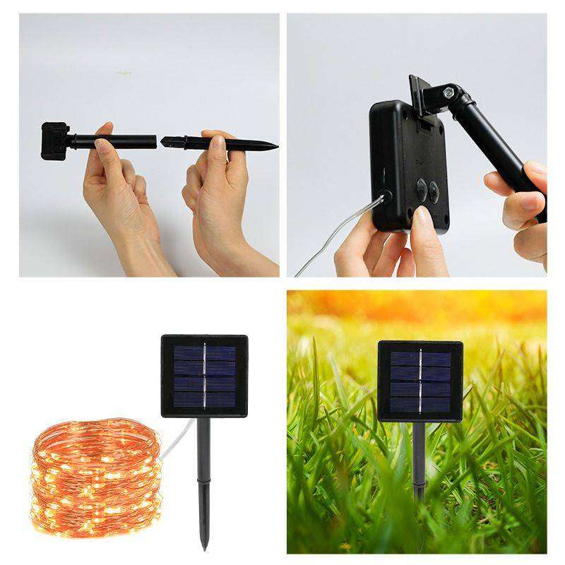 Solar Decorative String Lights with 8 modes - 32.0 meters 300LEDS