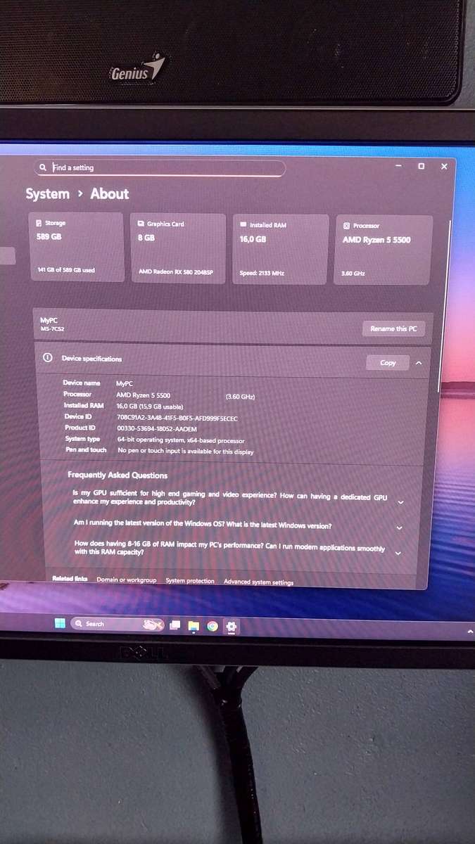 Gaming PC: AMD Ryzen 5 5500 - Your All-In-One Powerhouse!
