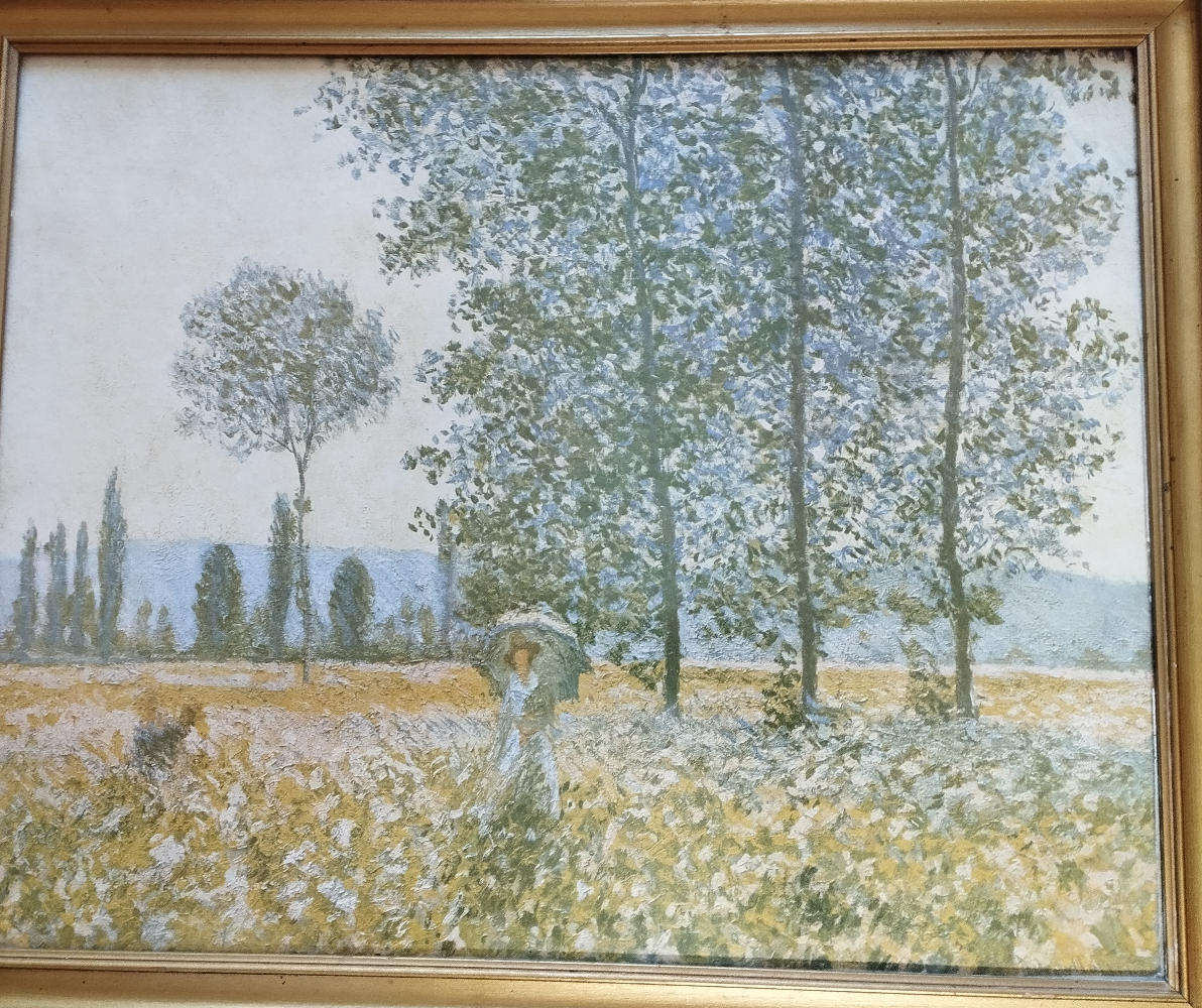 Print Monet fields of spring