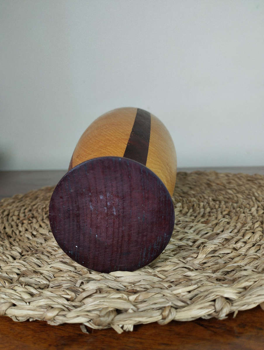 Wooden vase