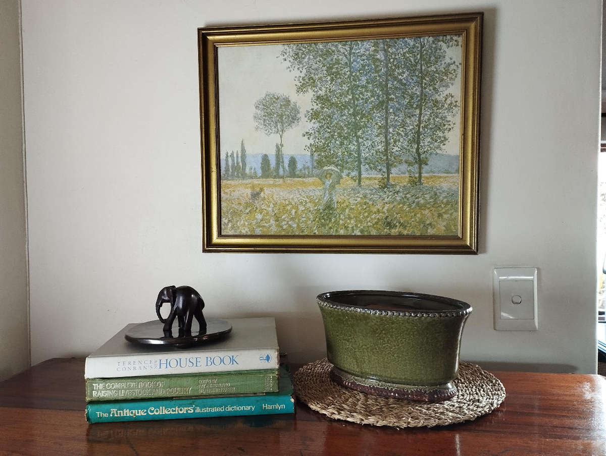 Print Monet fields of spring