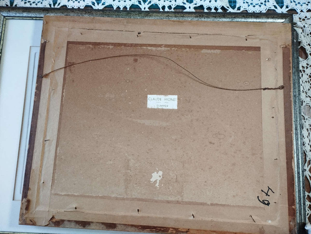 Print Monet fields of spring