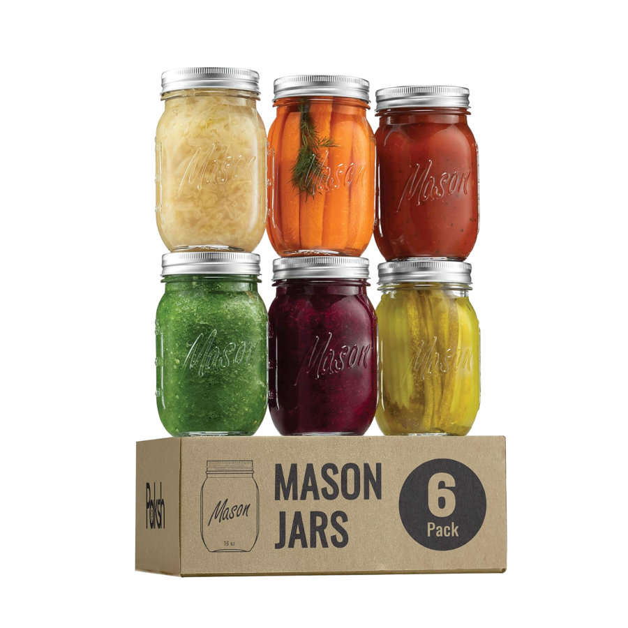 Paksh Novelty Mason Preserve Jars - 475ml