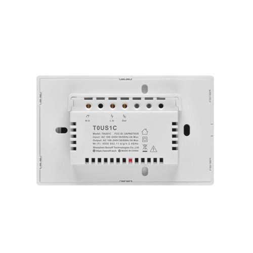 Sonoff T2US1C WiFi RF Smart Light Switch - 1 Gang
