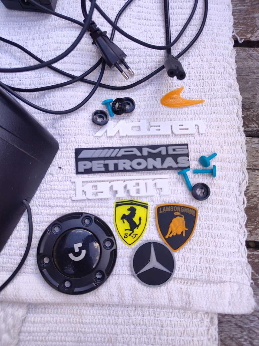 Logitech G920 modded F1 wheel + pedals + shifter stick