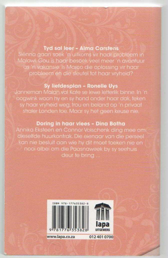 ROMANZA 3 IN 1 : ALMA CARSTENS, RONELLE UYS EN DINA BOTHA (1 STE UITGAWE 2021)