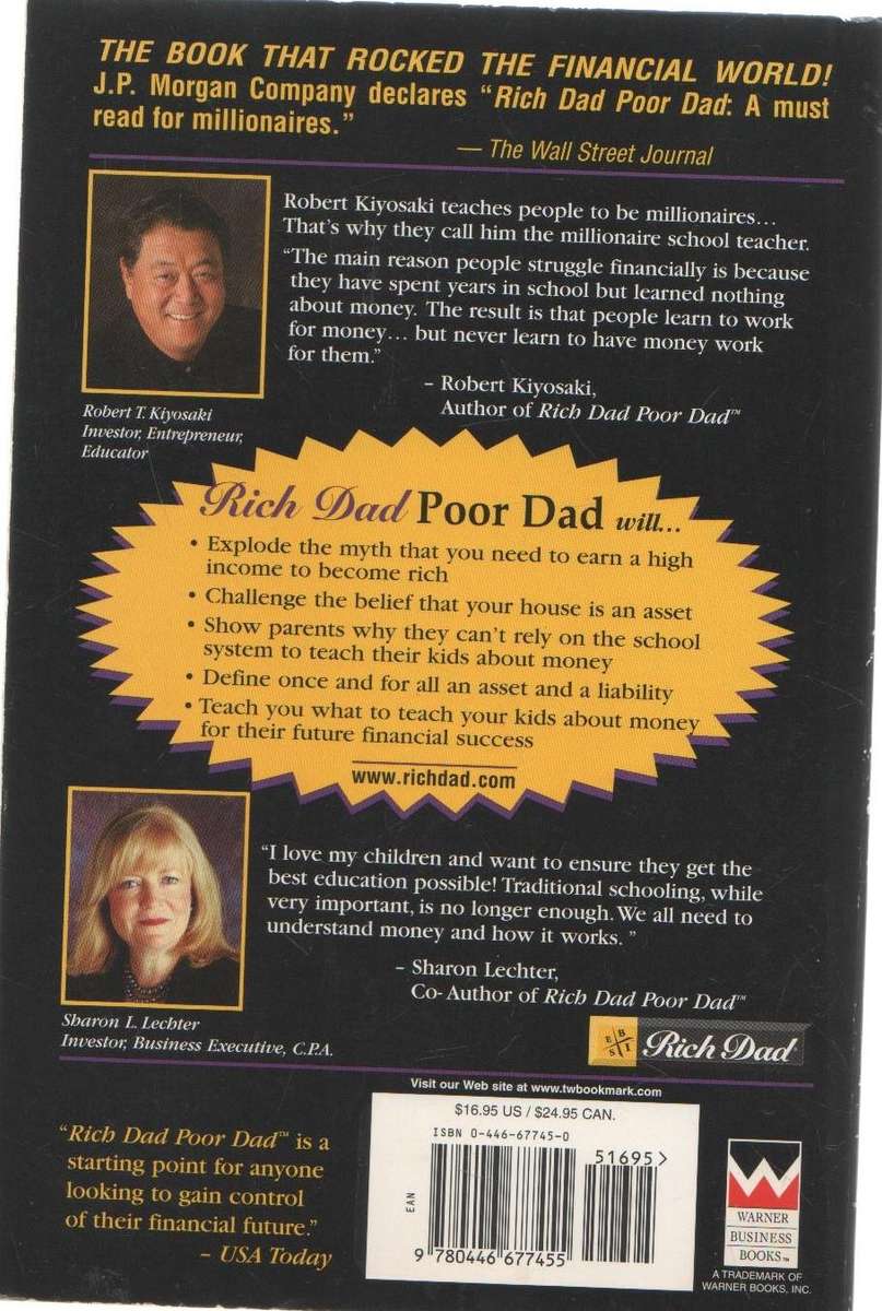 RICH DAD POOR DAD - ROBERT T KIYOSAKI (1998)
