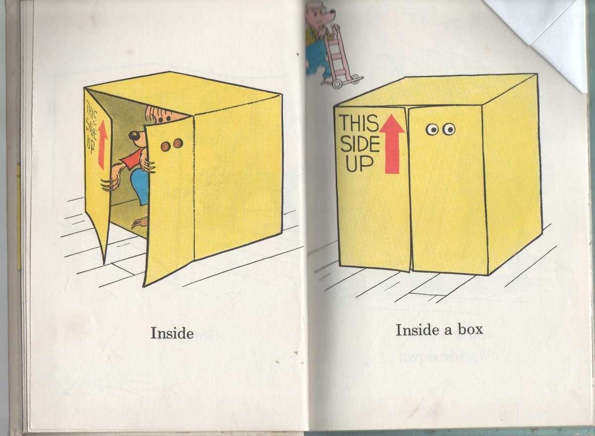INSIDE OUTSIDE UPSIDE DOWN - STAN AND JAN BERENSTIAN (1 ST PUBLISHED 1969)