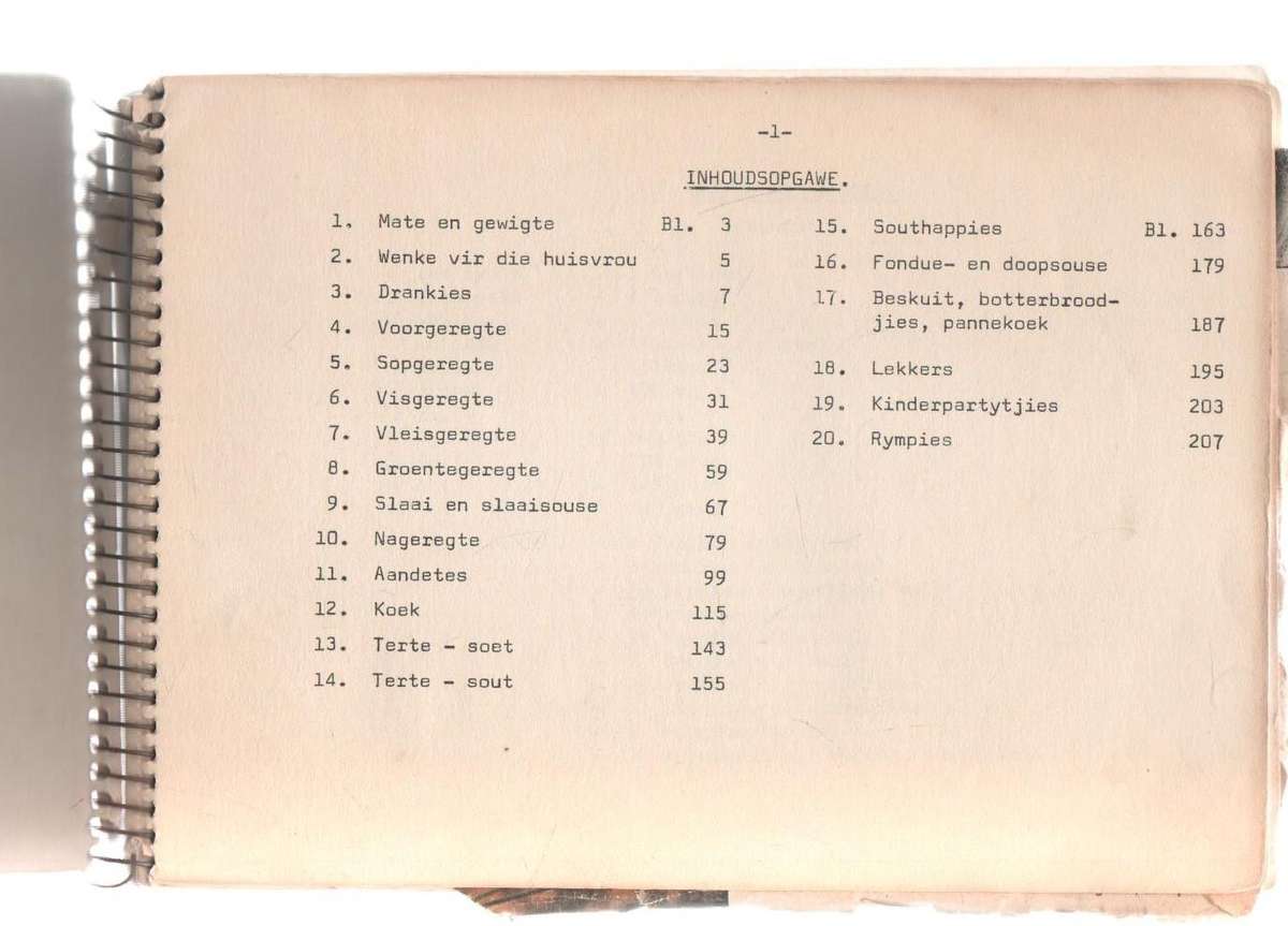 POTPOURRI, KEURIGE RESEPTE - OUERS VAN LAERSKOOL UNIKA (1972)