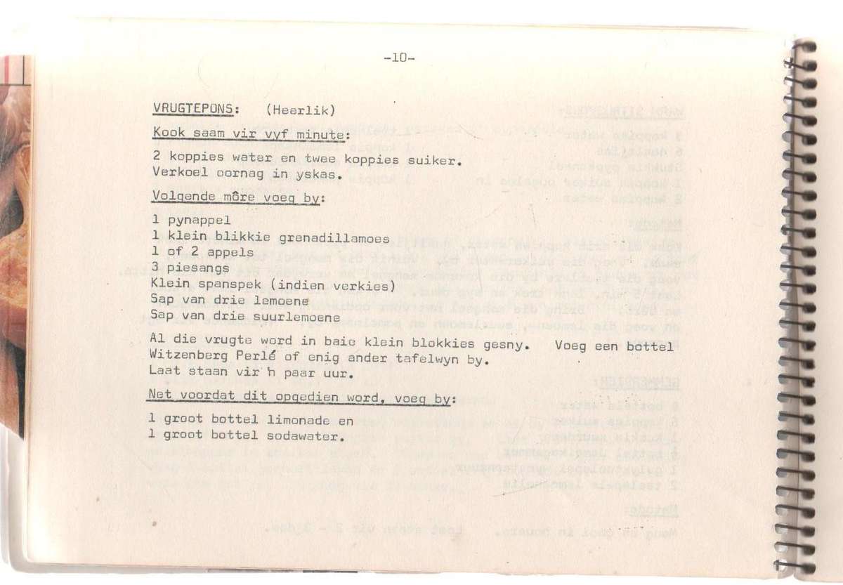 POTPOURRI, KEURIGE RESEPTE - OUERS VAN LAERSKOOL UNIKA (1972)