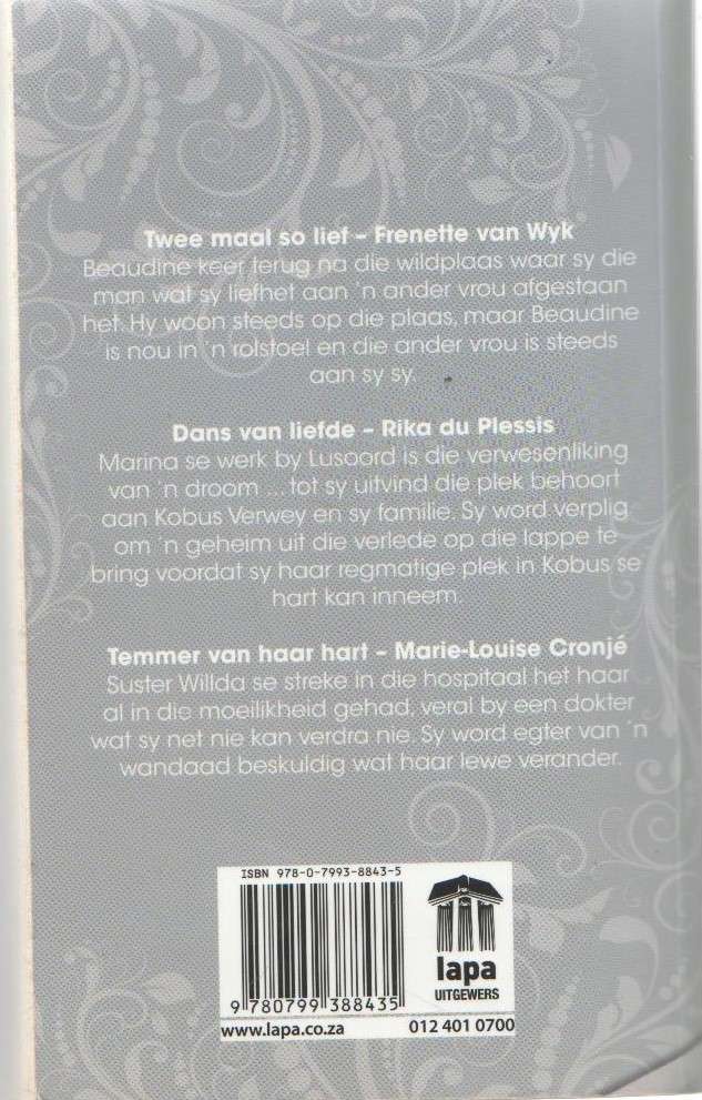 3 IN 1 ROMANZA : FRENETTE VAN WYK, RIKA DU PLESSIS EN MARIE-LOUISE CRONJE (1 STE UITGAWE 2020)