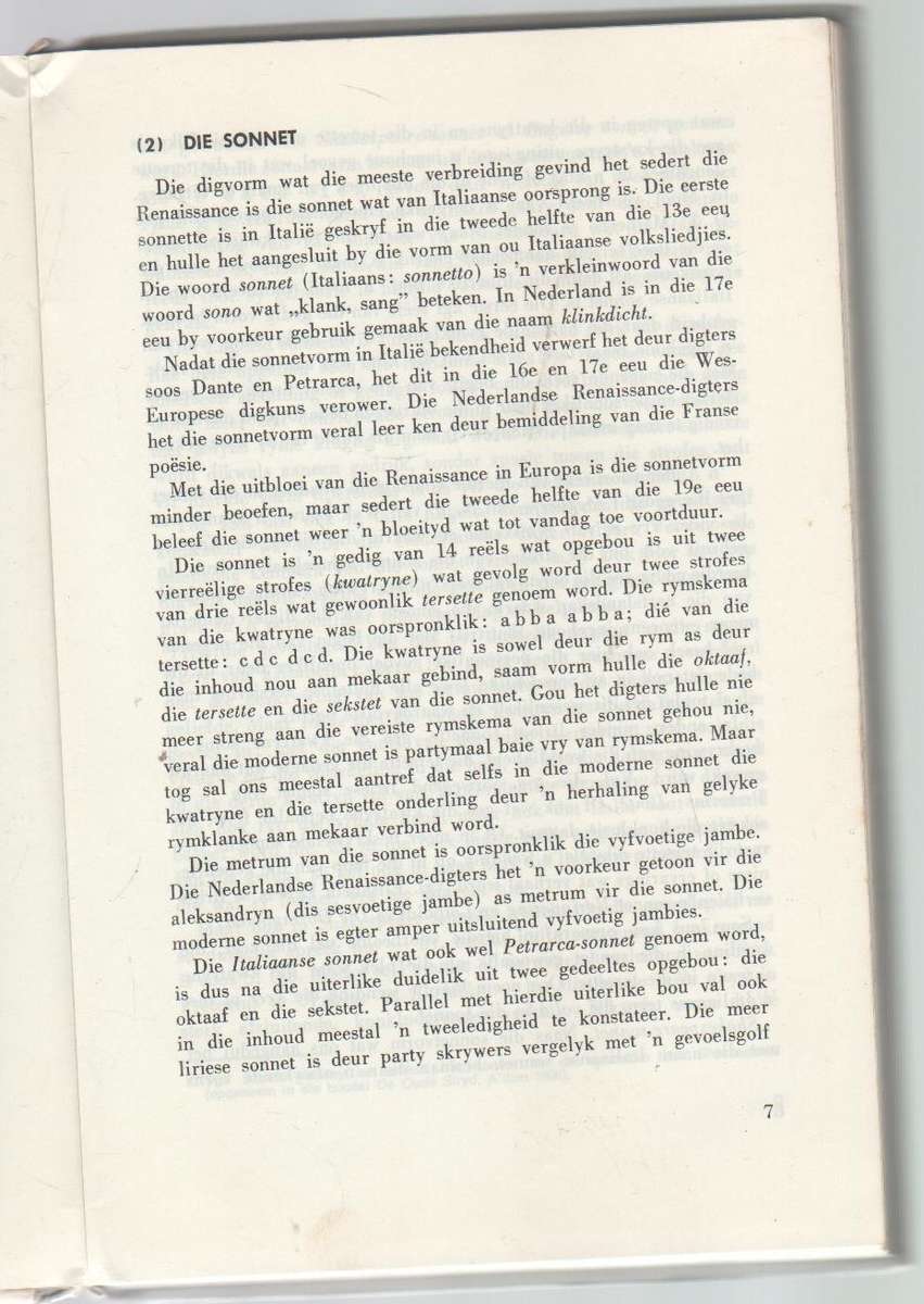 DIGTERS EN DIGSOORTE - AFRIKAANSE PERS-BOEKHANDEL JOHANNESBURG 1973