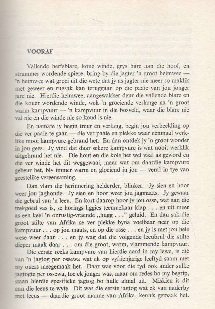 KAMPVURE WAT NIE UITBRAND NIE - P J SCHOEMAN (2 DE DRUK 1968) JAGVERHALE