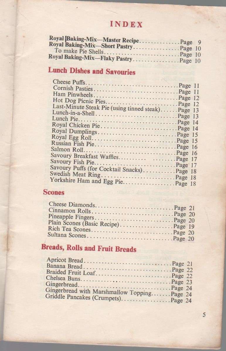 ROYAL'S BAKING-MIX EASY AS A, B, C  (OLD)