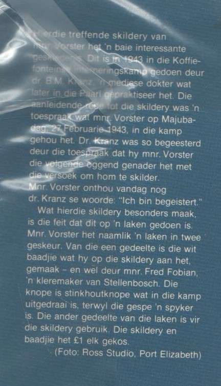 JOHN VORSTER- OB GENERAAL EN AFRIKANERVEGTER - H O TERBLANCHE (1 STE UITGAWE 1983)