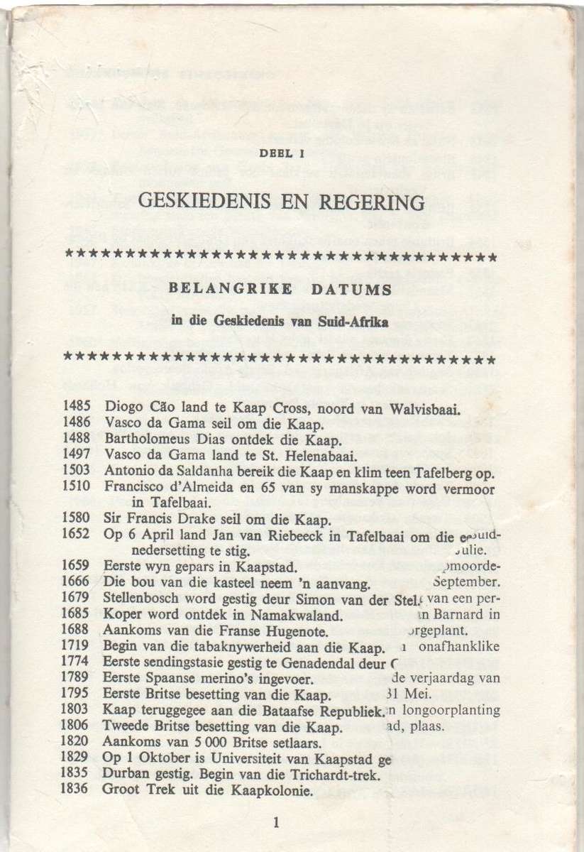 DIE SUID-AFRIKAANSE LEERLINGGIDS - P G VAN ROOYEN (8 STE UITGAWE 1973)