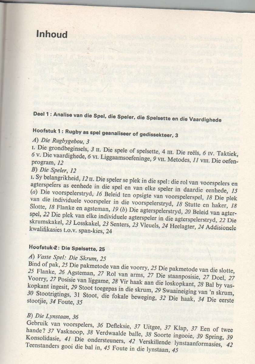 CRAVEN RUGBY HANDBOEK - DANIE CRAVEN ( 1970)