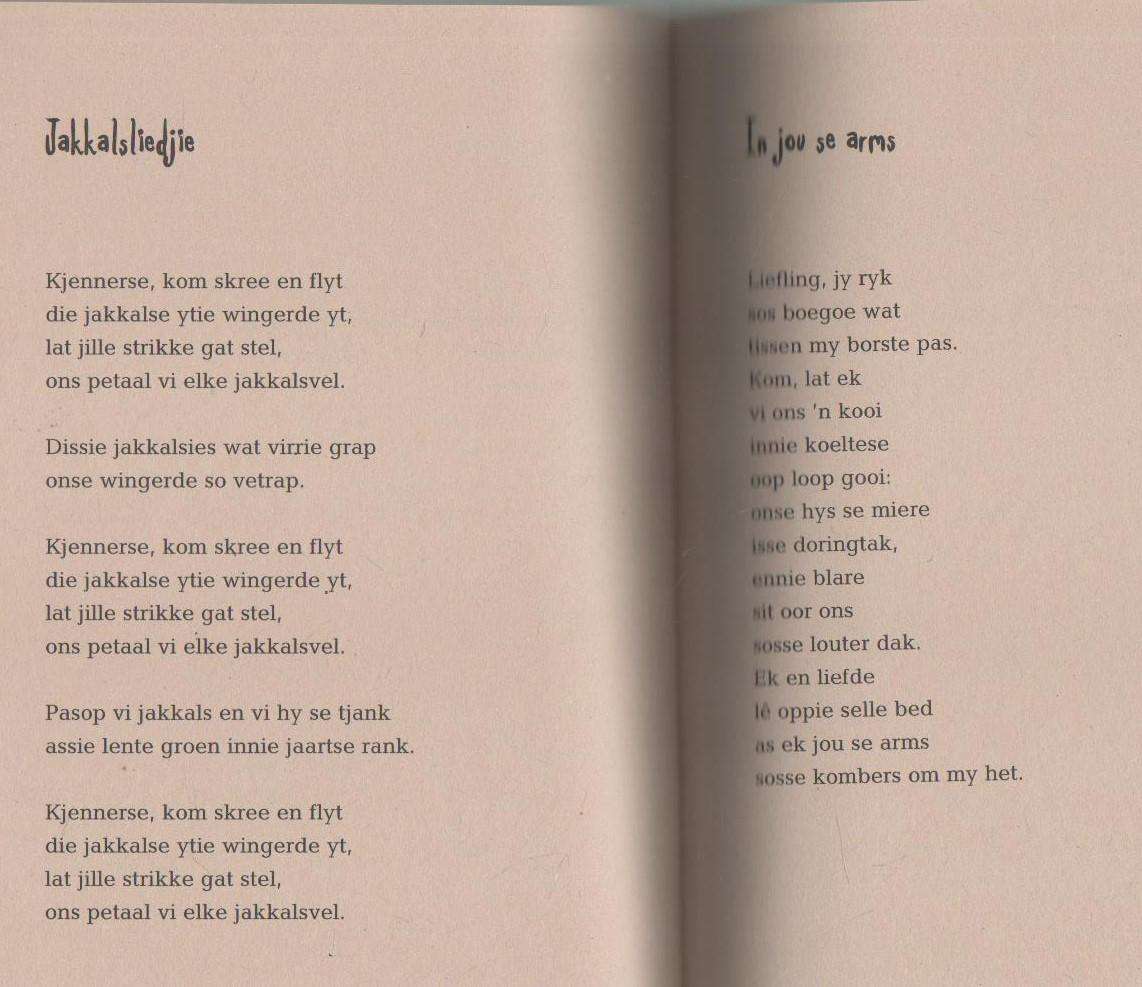 BOEGOE VANNIE LIEFDE - HANS DU PLESSIS (1 STE UITGAWE (2002)