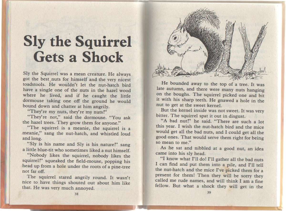 TWO ENID BLYTON BOOKS: THE GOBLIN AND THE DRAGON & DAME ROUNDY'S STOCKINGS