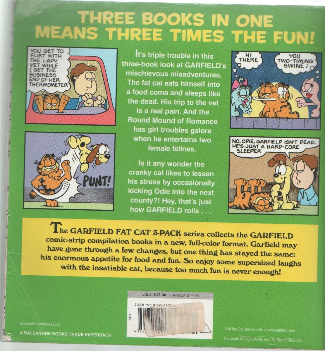 GARFIELD FAT CAT 3-PACK, VOL 4 - JIM DAVIS (2008)