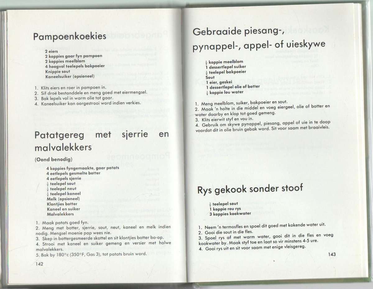 KOS VIR DIE KAMPEERDER - ERINA BEZUIDENHOUT (1 STE UITGAWE 1973)